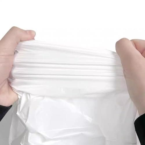 RMAN Lot de 60 Sacs Litière Chat XXL Durable et Biodégradable pour Grande Bac Litière, Sac à Litière avec Cordon de Serr