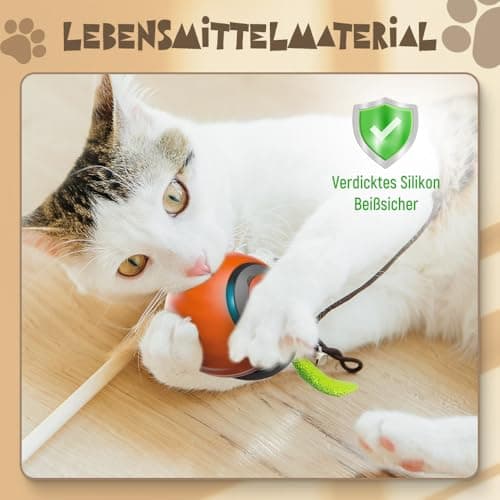 GMTEO Jouet interactif pour chats bleu, attrayant et intelligent, parfait pour les chats intérieurs (Bleu)  
GMTEO Jouet