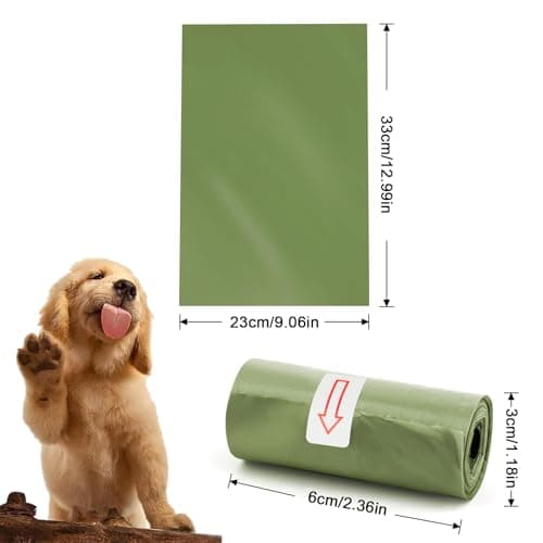 Sacs à déjections canines biodégradables 100% - 510 pcs pour promenades et voyages, étanches et résistants, grand stock