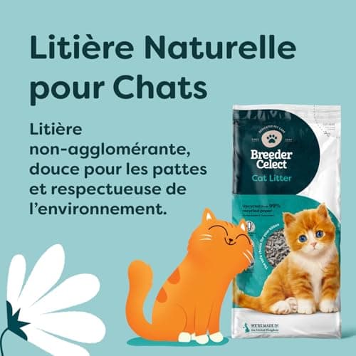 Litière Naturelle Breeder Celect (10L) 99% Papier Recyclé