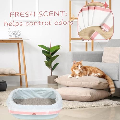 sacs à litière pour chat XXL (115x45 cm) anti-fuite.resistant griffes odeurs