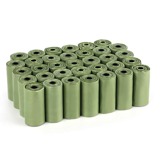 Sacs à déjections canines biodégradables 100% - 510 pcs pour promenades et voyages, étanches et résistants, grand stock